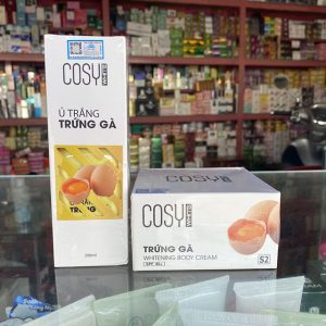 Combo trắng da toàn thân trứng gà Cosy White (200ml, 250g)