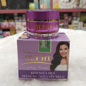 Kem trị mụn trắng da ngừa thâm OLY HT 12g