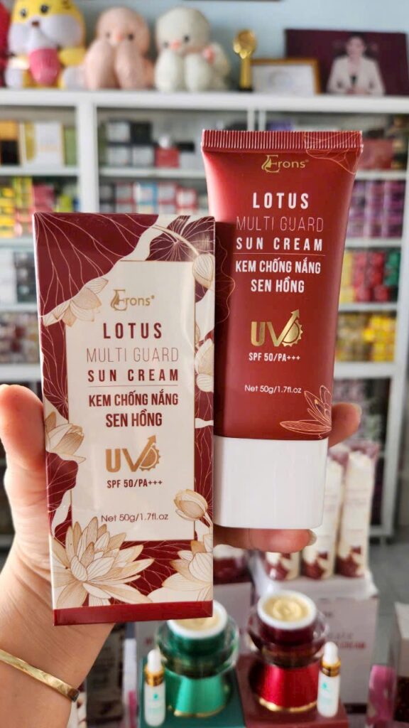 Erons Kem Chống Nắng Sen Hồng Erons Kem Chống Nắng Sen Hồng