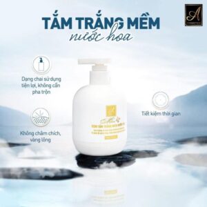 A Cosmetics Kem Tắm Trắng Body Mềm 150ml