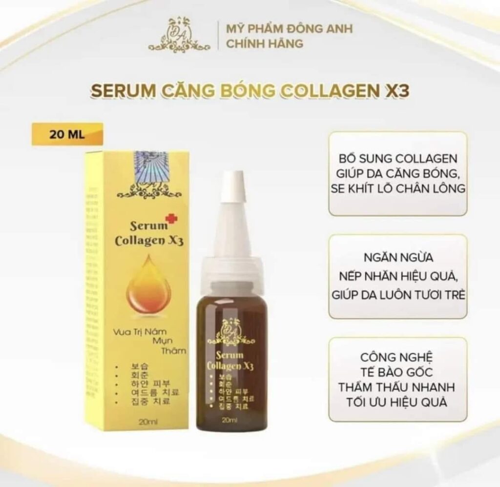 Collagen X3 Serum Mụn Nám Trắng Da Collagen X3 Serum Mụn Nám Trắng Da