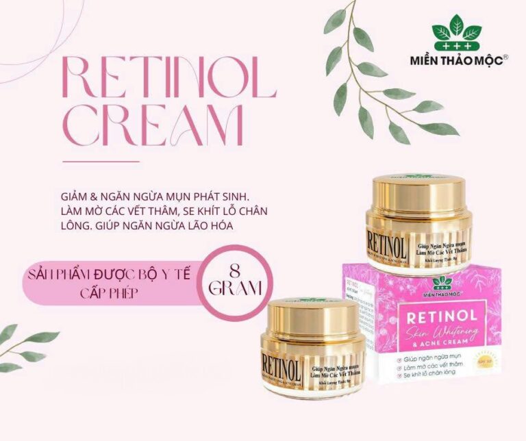 Kem Mụn Retinol Miền Thảo Mộc Kem Mụn Retinol Miền Thảo Mộc