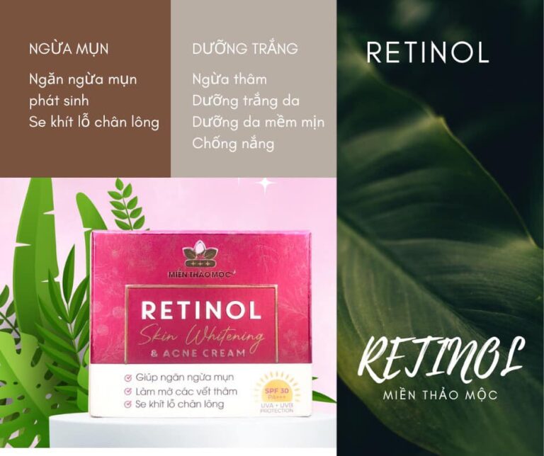 Kem Mụn Retinol Miền Thảo Mộc Kem Mụn Retinol Miền Thảo Mộc