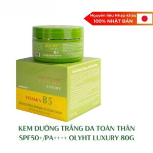 OLY HT Luxury Vitamin B5 Kem Dưỡng Trắng Toàn Thân 80g