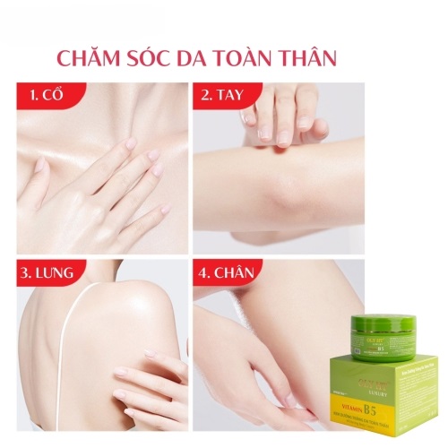 OLY HT Luxury Vitamin B5 Kem Dưỡng Trắng Toàn Thân OLY HT Luxury Vitamin B5 Kem Dưỡng Trắng Toàn Thân