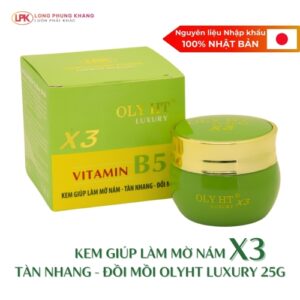 OLY HT Luxury X3 Vitamin B5 Kem Ngừa Nám Tàn Nhang Đồi Mồi